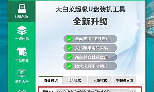 白菜u盘装系统设置u盘启动教程_白菜u盘重装系统步骤