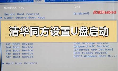 清华同方怎么设置u盘启动_清华同方怎么设置u盘启动项