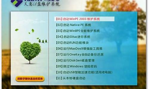 天意U盘维护系统_天意u盘维护系统装win7